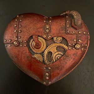 Steampunk Heart Trinket Box